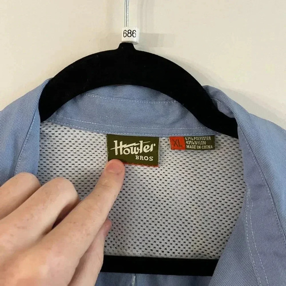 Howler Bros Rare Orginal Dancing Prawns Gaucho Snapshirt Size XL - Picture 2 of 4